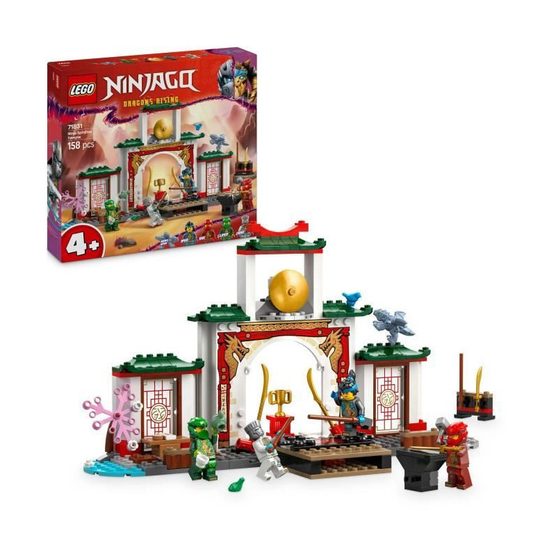 LEGO NINJAGO 71831 Ninja Temple of Spinjitzu - Dragon Toy for Kids Age