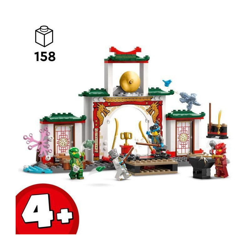 LEGO NINJAGO 71831 Ninja Temple of Spinjitzu - Dragon Toy for Kids Age