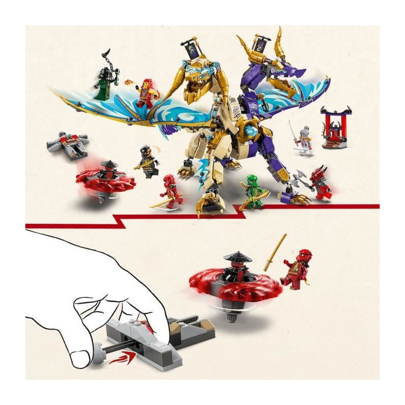 LEGO NINJAGO 71836 Arc: The Dragon of Concentration, Game for boys or