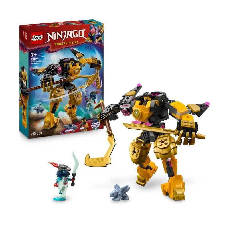 LEGO NINJAGO 71839 Arin's Spinjitzu Mech - Building Set for Boys Ages