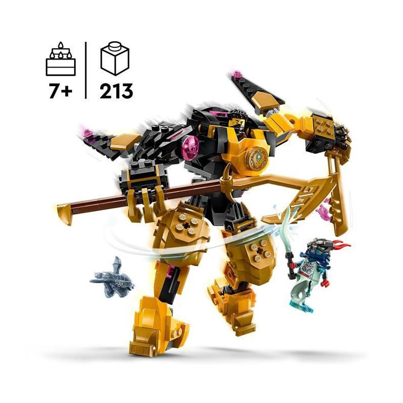 LEGO NINJAGO 71839 Arin's Spinjitzu Mech - Building Set for Boys Ages