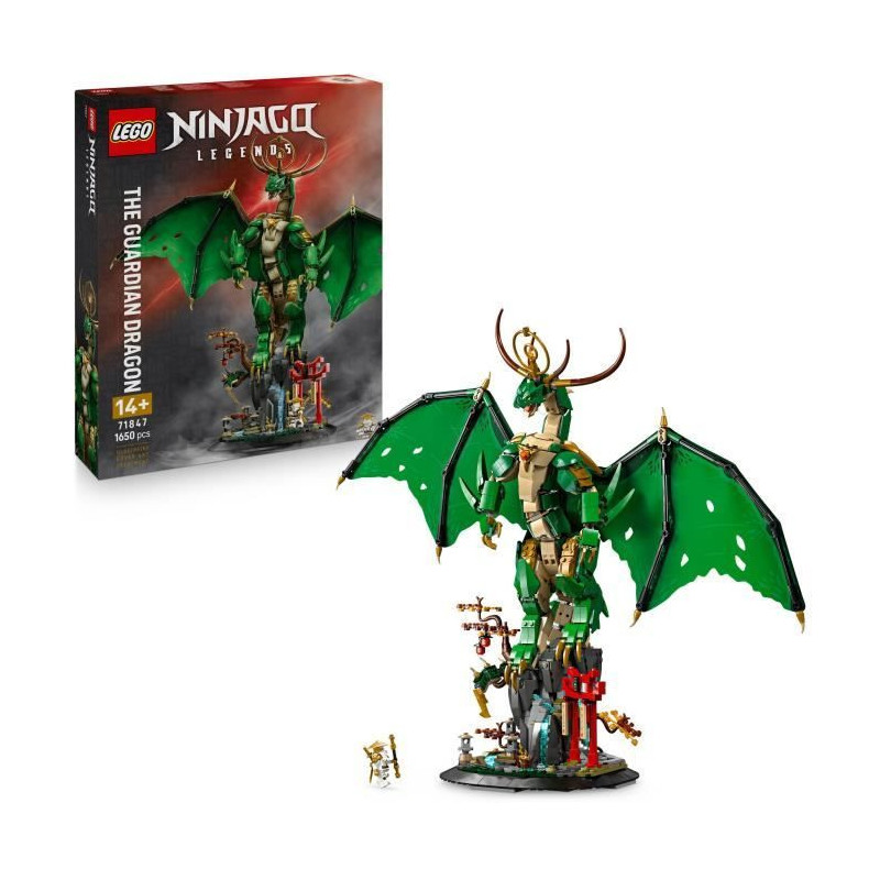 LEGO NINJAGO 71847 Guardian Dragon - Figure Building Set - Ages 14+ Bo