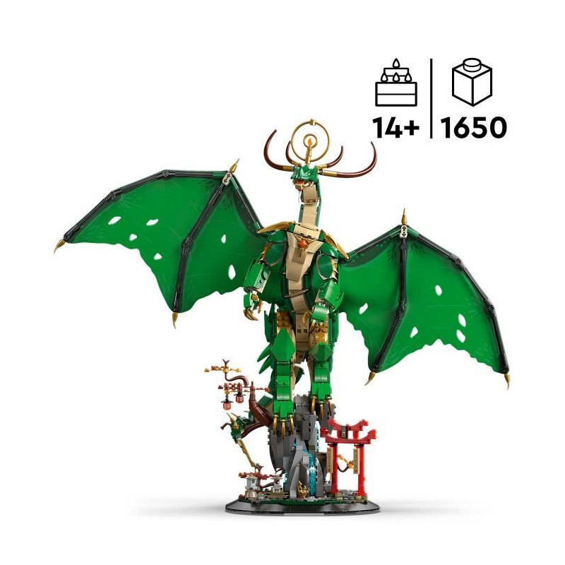 LEGO NINJAGO 71847 Guardian Dragon - Figure Building Set - Ages 14+ Bo