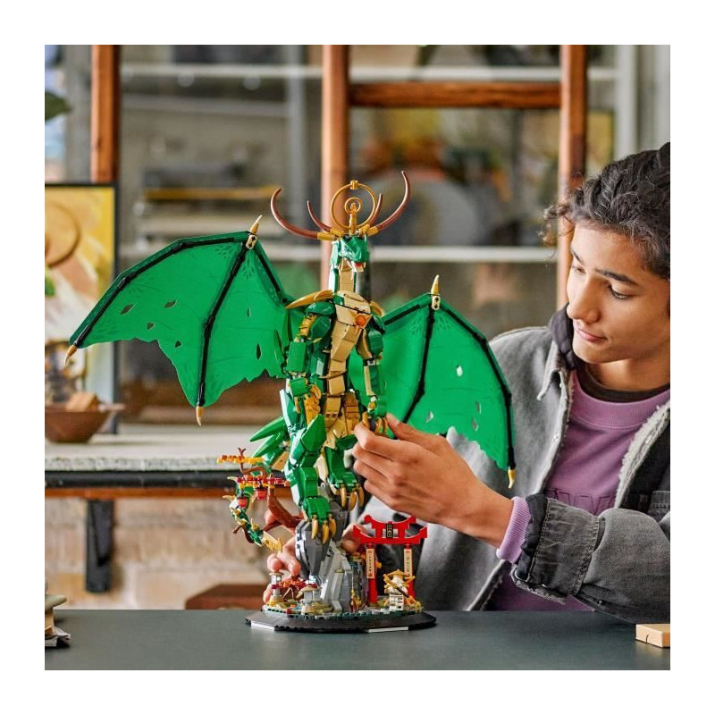 LEGO NINJAGO 71847 Guardian Dragon - Figure Building Set - Ages 14+ Bo