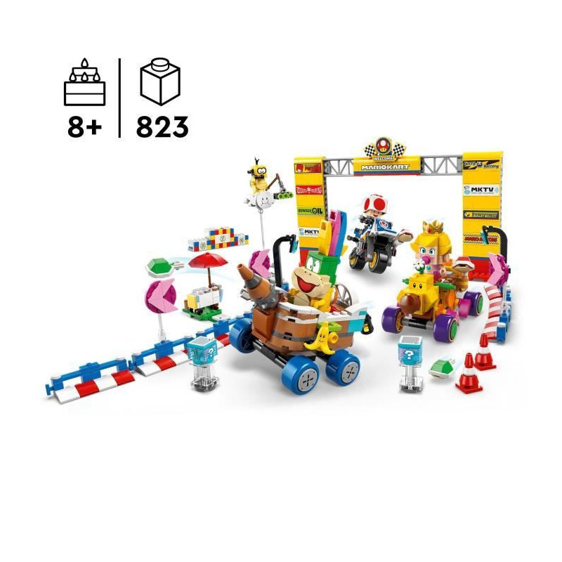 LEGO Super Mario 72036 Mario Kart – Baby Peach & Grand Prix Pack –