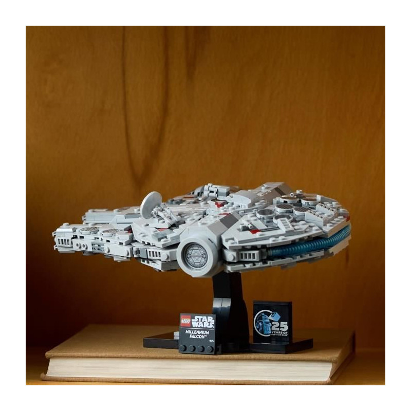 LEGO Star Wars 75375 Millennium Falcon, Building Set, Spaceship, Adult