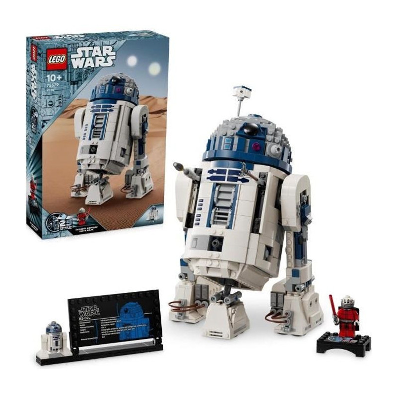 LEGO Star Wars 75379 R2-D2, Droid Toy to Build, Gift for Kids, Battle