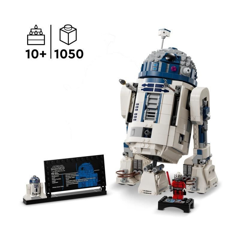 LEGO Star Wars 75379 R2-D2, Droid Toy to Build, Gift for Kids, Battle