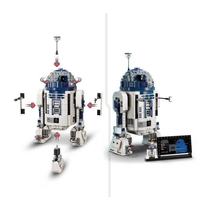 LEGO Star Wars 75379 R2-D2, Droid Toy to Build, Gift for Kids, Battle