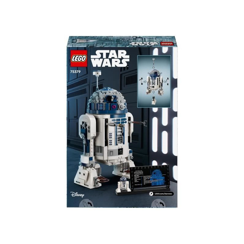 LEGO Star Wars 75379 R2-D2, Droid Toy to Build, Gift for Kids, Battle