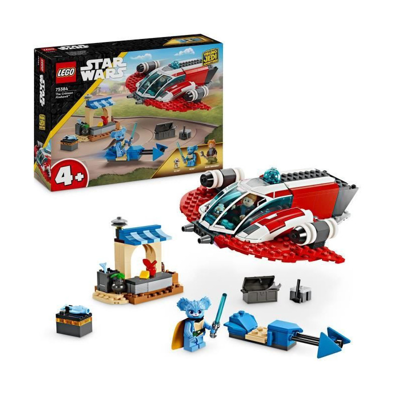 LEGO 75384 Star Wars The Crimson Firehawk, Building Toy with Speeder B