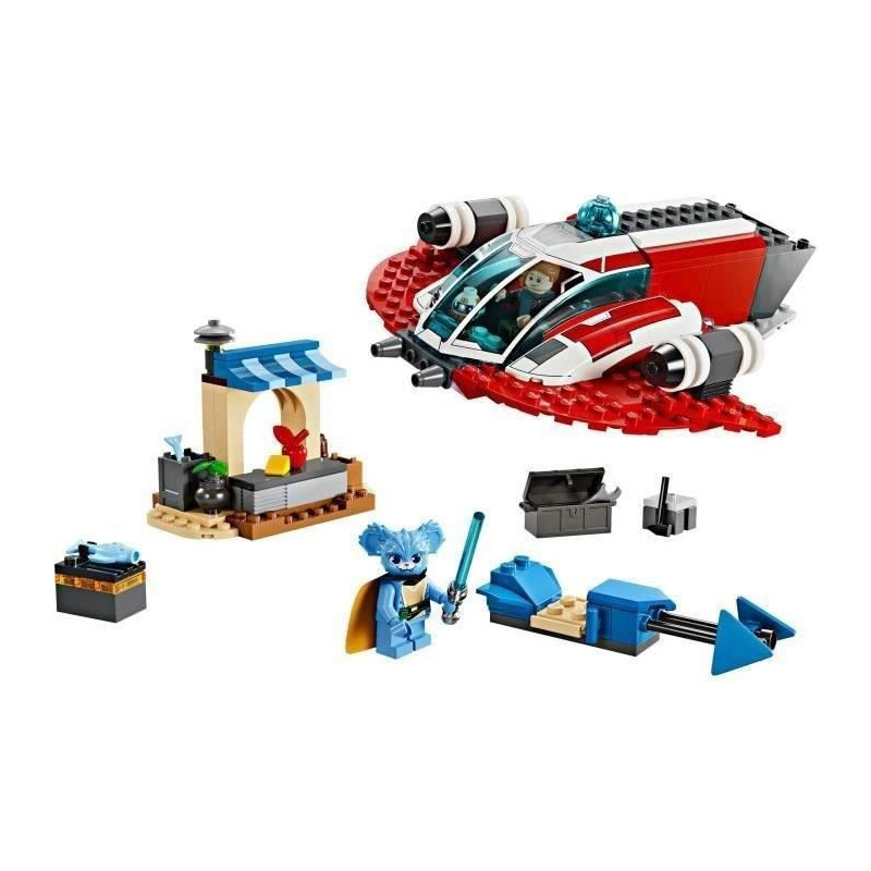 LEGO 75384 Star Wars The Crimson Firehawk, Building Toy with Speeder B