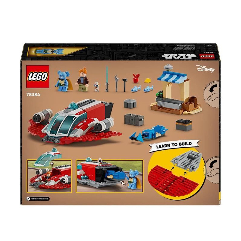 LEGO 75384 Star Wars The Crimson Firehawk, Building Toy with Speeder B