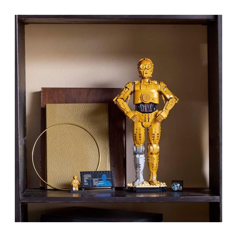LEGO Star Wars 75398 C-3PO - Droid Figure to Build - Model for Adults