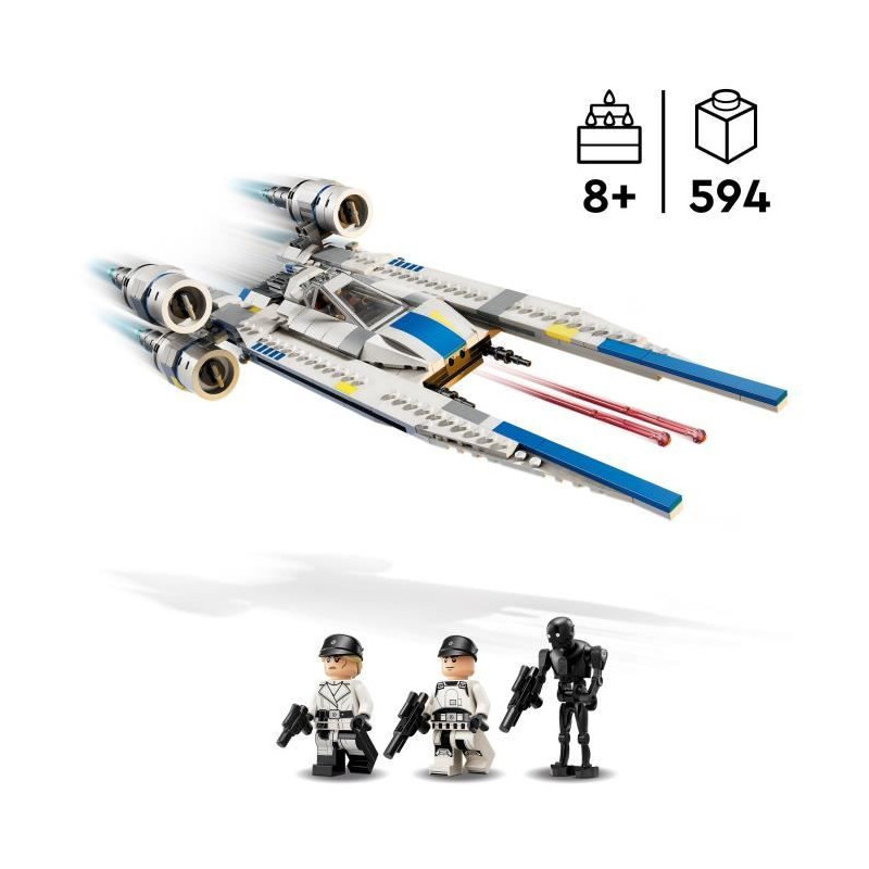 LEGO Star Wars 75399 Andor Rebel Alliance U-Wing Starfighter, Building