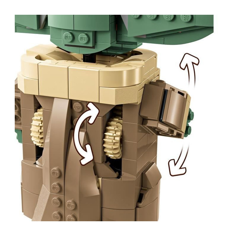 LEGO Star Wars: The Mandalorian 75403 Grogu and his pram - Constructio
