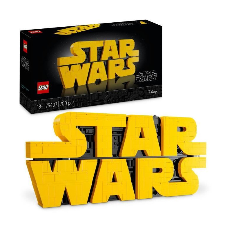 LEGO Star Wars 75407 Star Wars Brick Logo - Adult Building Set - Decor