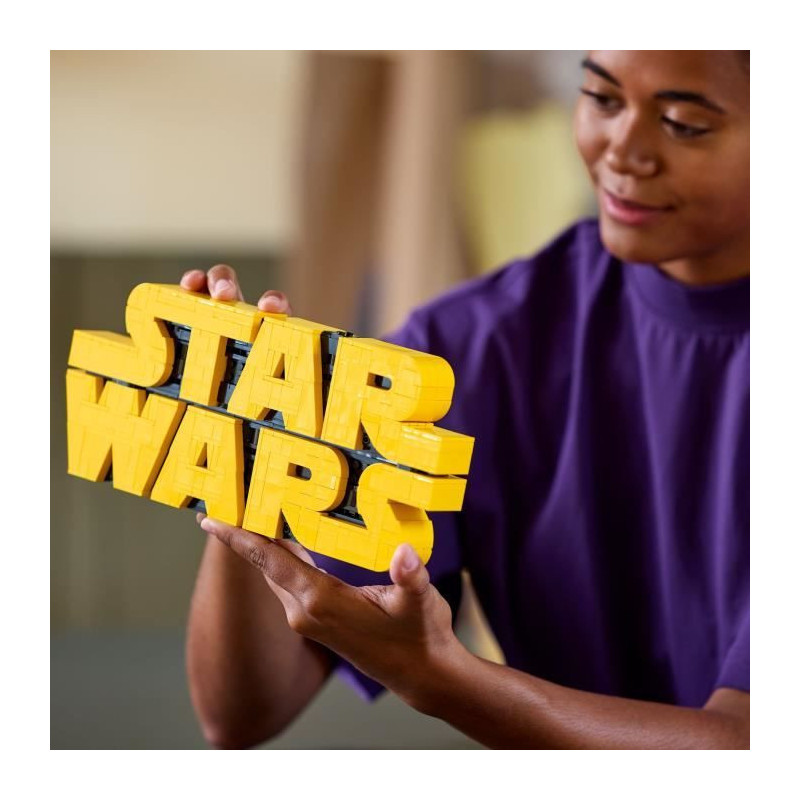 LEGO Star Wars 75407 Star Wars Brick Logo - Adult Building Set - Decor