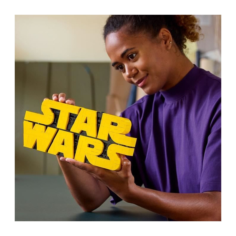 LEGO Star Wars 75407 Star Wars Brick Logo - Adult Building Set - Decor