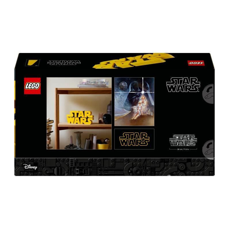 LEGO Star Wars 75407 Star Wars Brick Logo - Adult Building Set - Decor