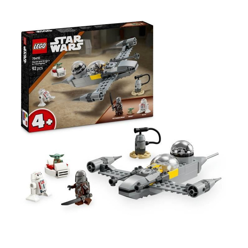 LEGO Star Wars: The Mandalorian 75410 Mando & Grogu's N-1 Fighter - Ga