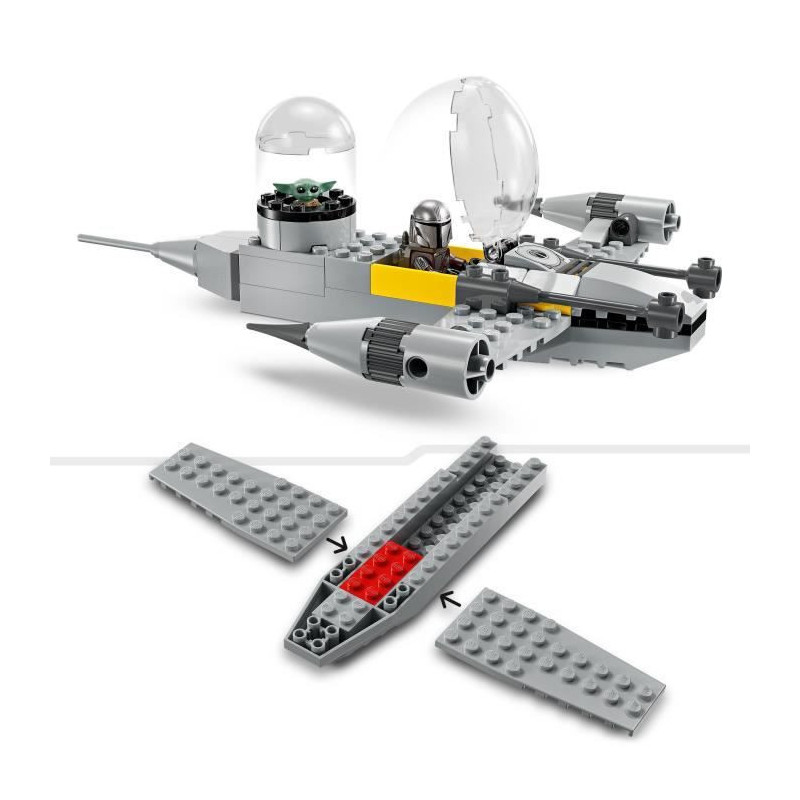 LEGO Star Wars: The Mandalorian 75410 Mando & Grogu's N-1 Fighter - Ga
