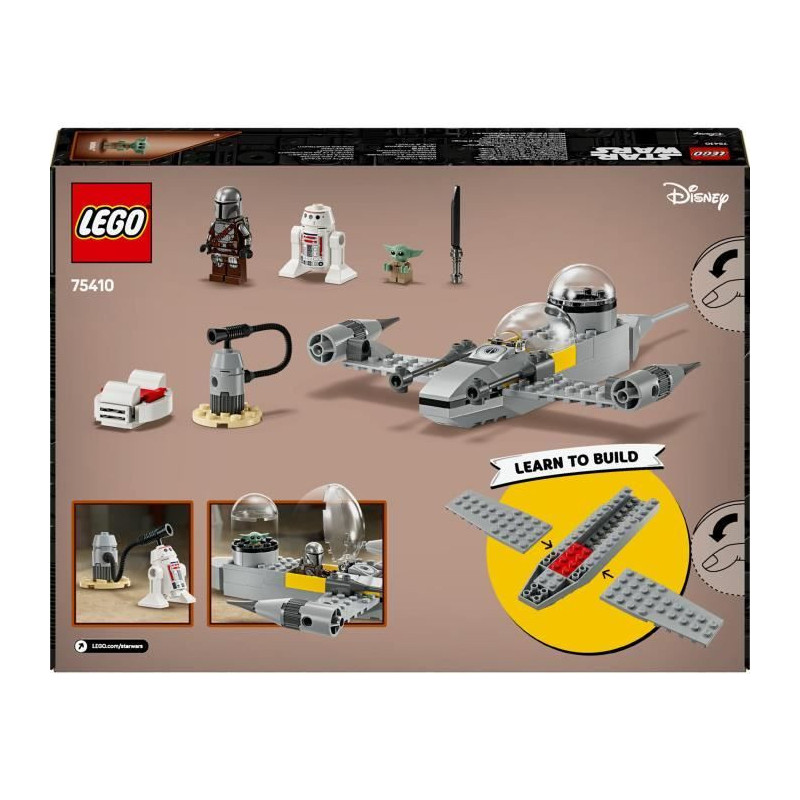 LEGO Star Wars: The Mandalorian 75410 Mando & Grogu's N-1 Fighter - Ga