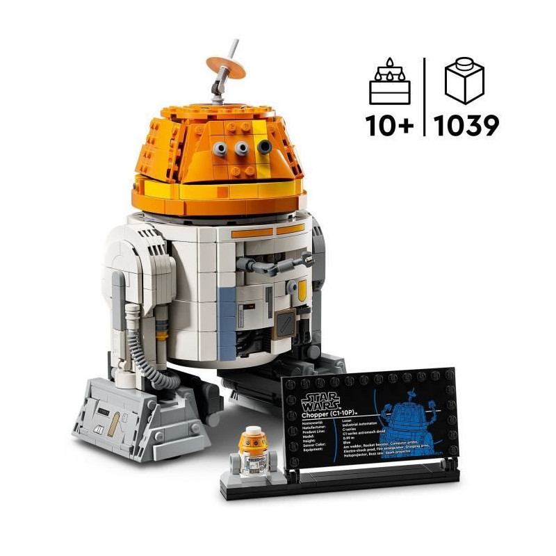 LEGO Star Wars 75416 Ahsoka the Astro-Mech Droid Chopper (C1-10P), Bui
