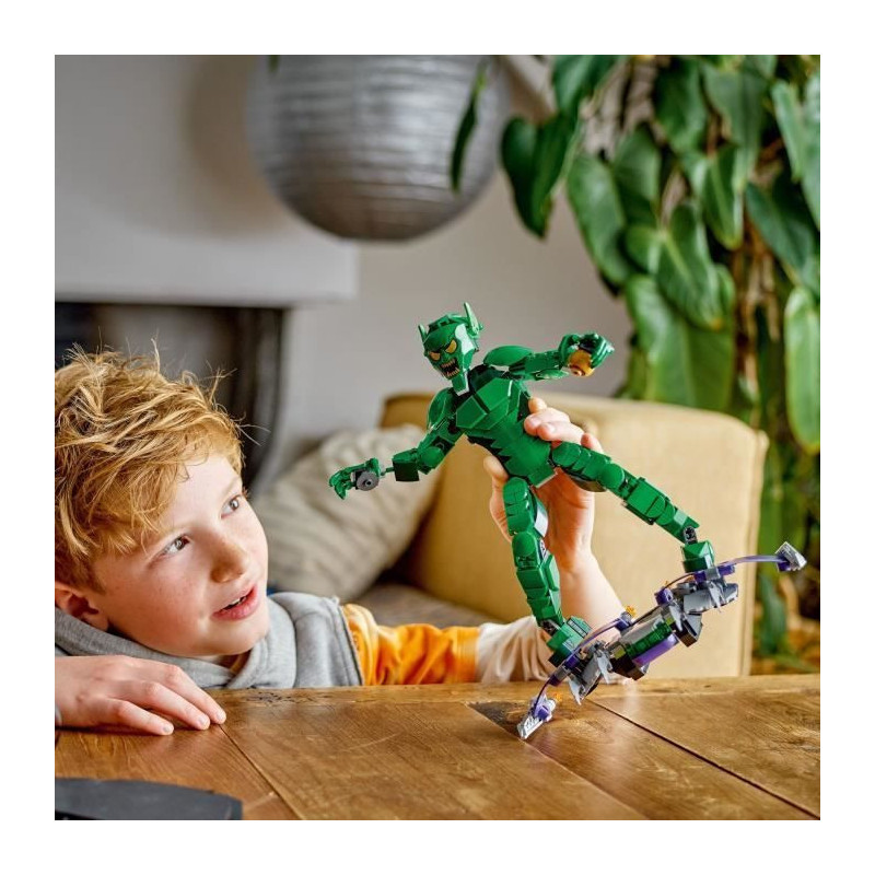LEGO Marvel 76284 Green Goblin Buildable Minifigure Superhero Toy for