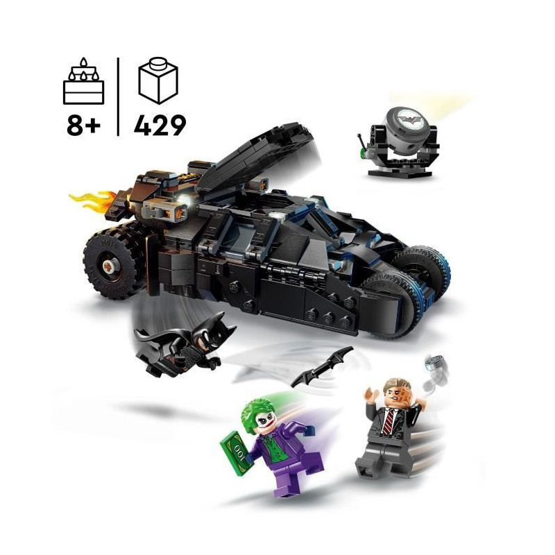 LEGO DC Batman 76303 Batman's Batmobile Tumbler vs. Two-Face & The Jok