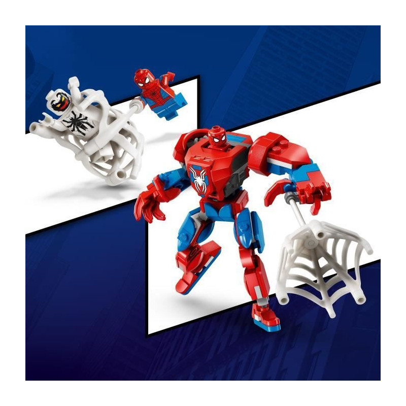 LEGO Marvel 76308 Spider-Man Mech vs. Anti-Venom - Superhero Playset f