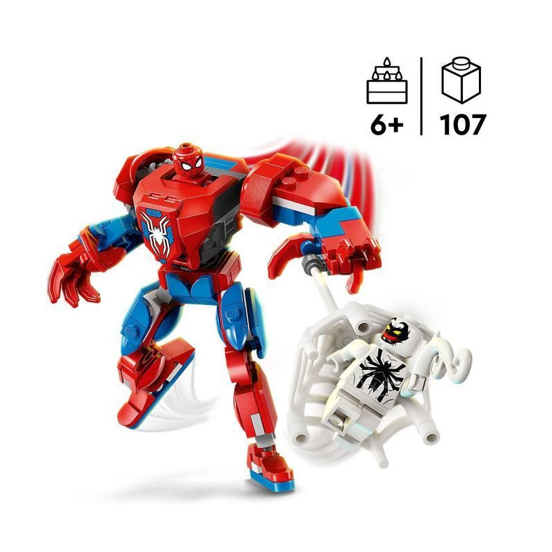 LEGO Marvel 76308 Spider-Man Mech vs. Anti-Venom - Superhero Playset f