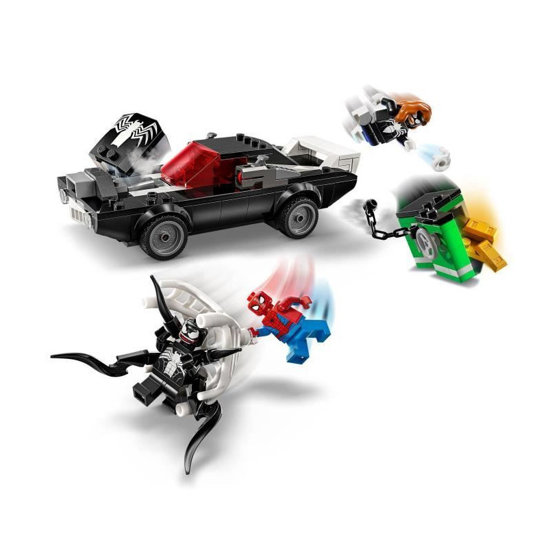 LEGO Marvel 76309 Spider-Man vs. Venom Racer - Building Toy for Ages 7