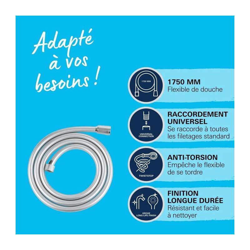 Shower hose - shower holder - shower head Grohe - 27506001