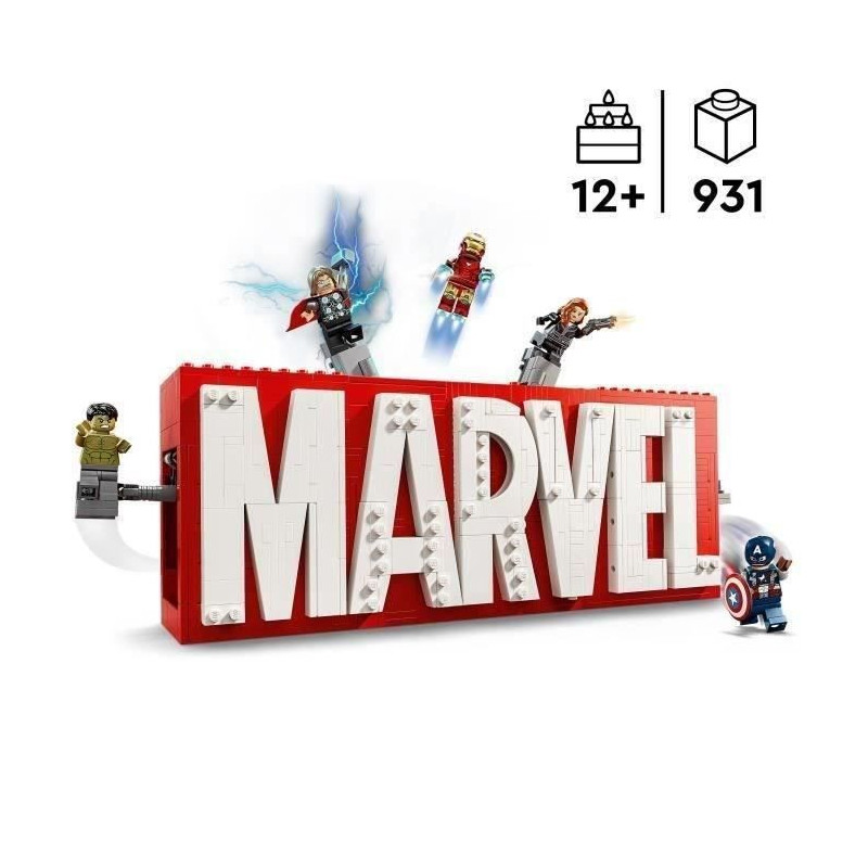 LEGO Marvel 76313 MARVEL Super Heroes Logo - Avengers Building Set for