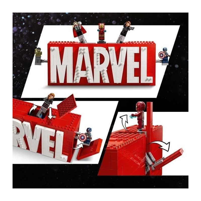 LEGO Marvel 76313 MARVEL Super Heroes Logo - Avengers Building Set for