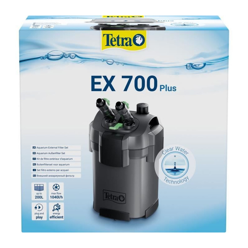 External filter - TETRA - 700 plus - For aquariums from 100 to 200 L