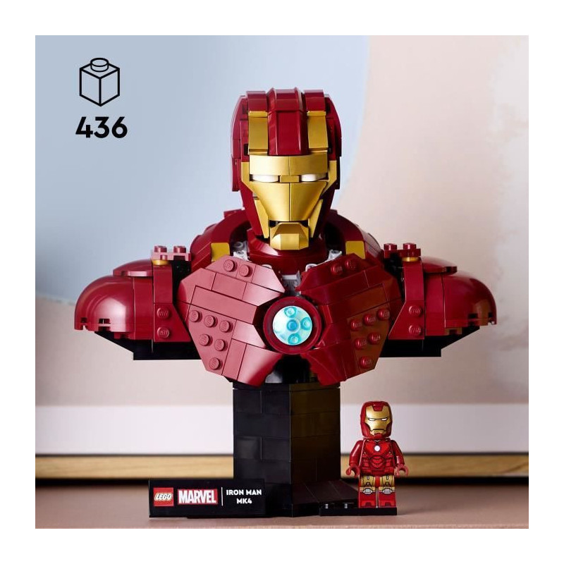 LEGO | Marvel 76327 Iron Man Bust MK4 - Adult Building Set - Gift Idea