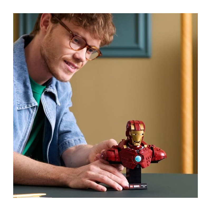 LEGO | Marvel 76327 Iron Man Bust MK4 - Adult Building Set - Gift Idea