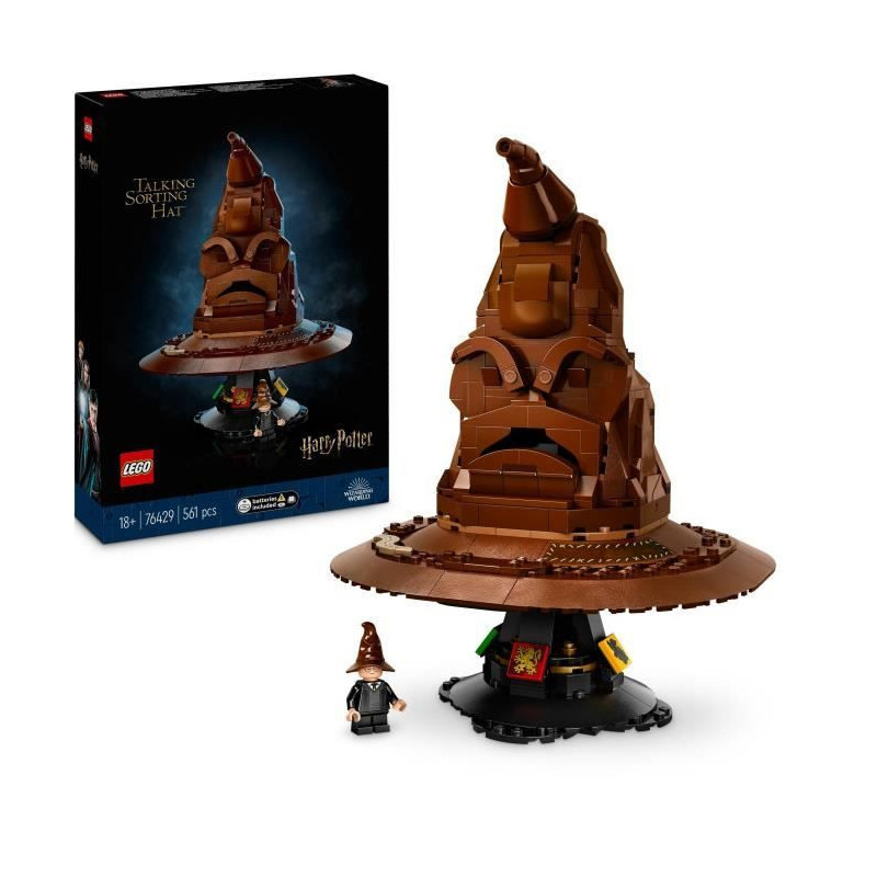 LEGO Harry Potter 76429 The Sorting Hat that Talks, Gift Idea, Hogwart