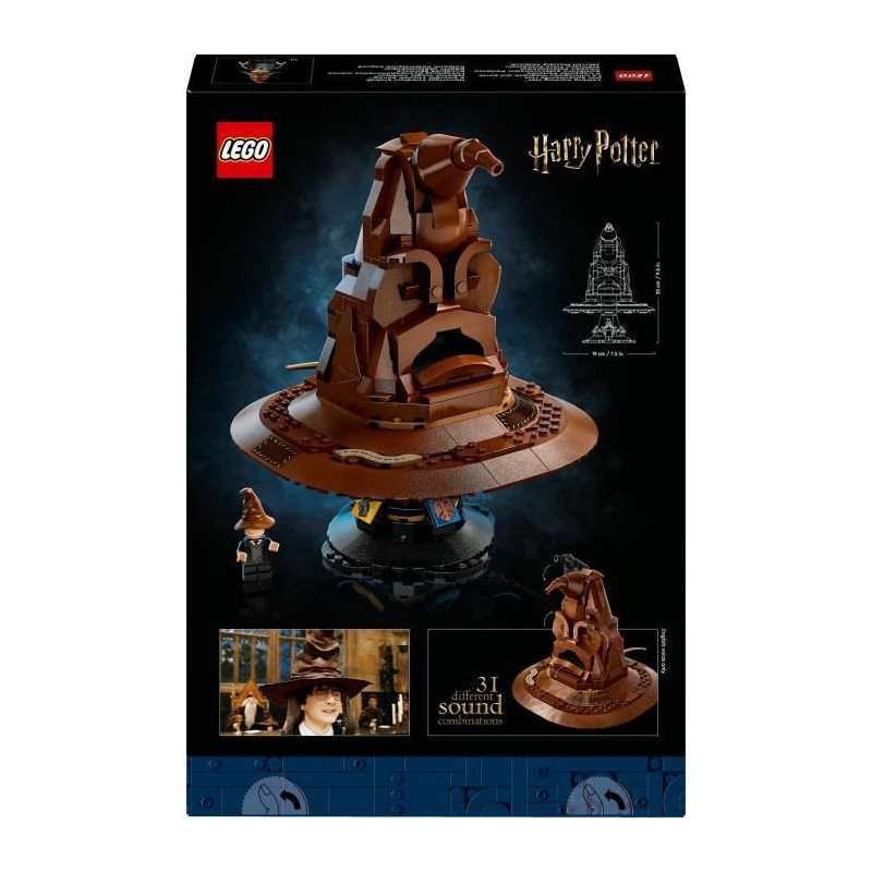 LEGO Harry Potter 76429 The Sorting Hat that Talks, Gift Idea, Hogwart