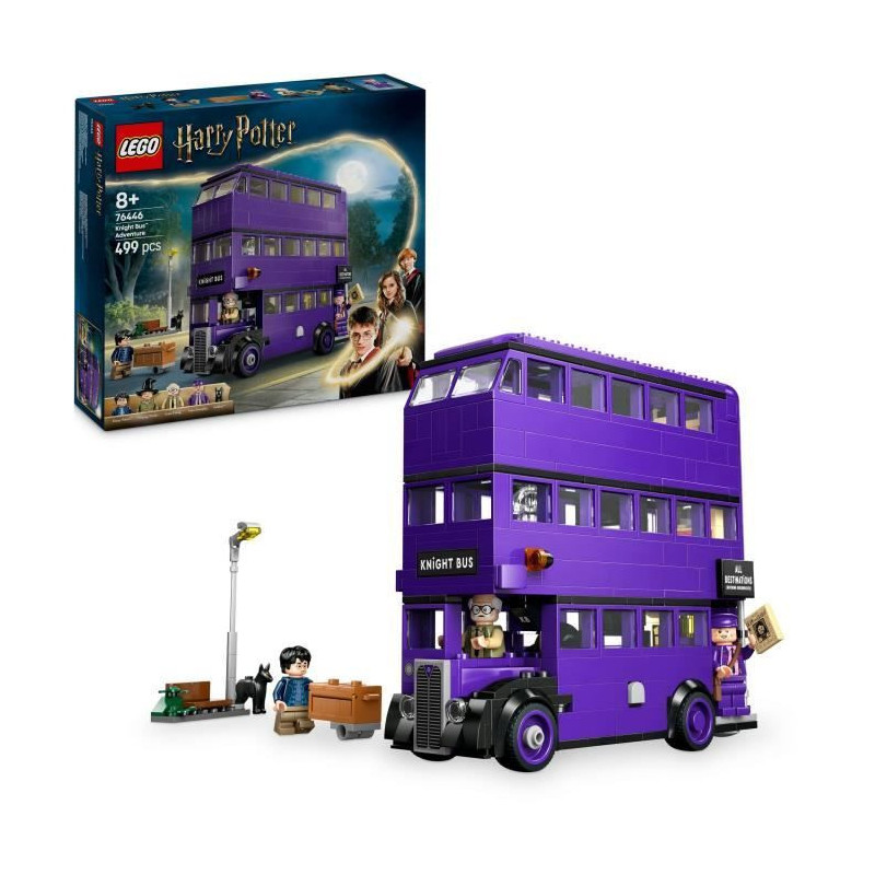 LEGO Harry Potter 76446 Knight Bus Adventure - Building Set for Kids A
