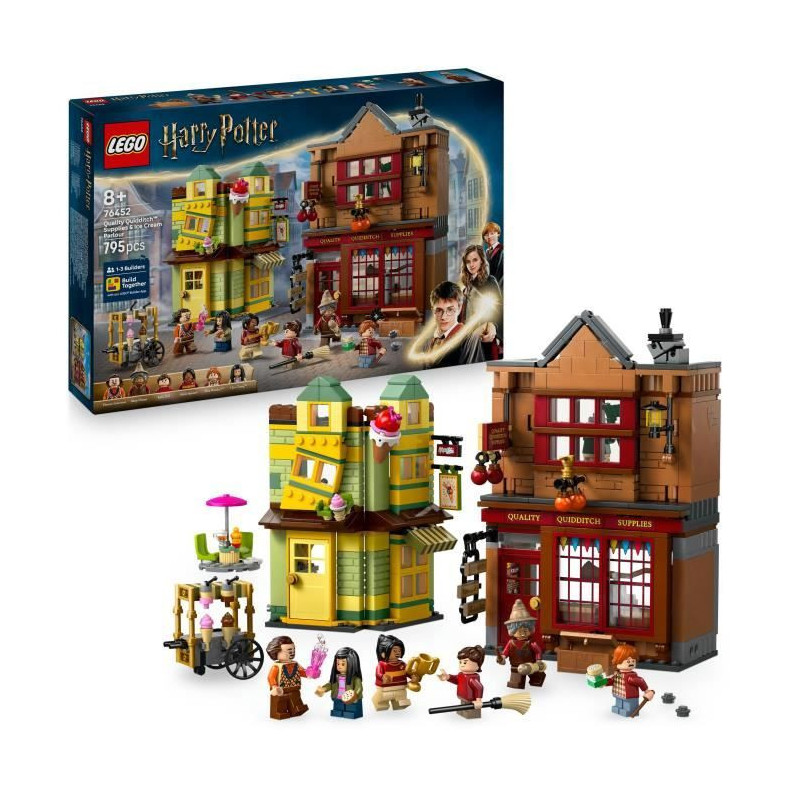 LEGO Harry Potter 76452 Quidditch Accessories Shop and Ice Cream Shop