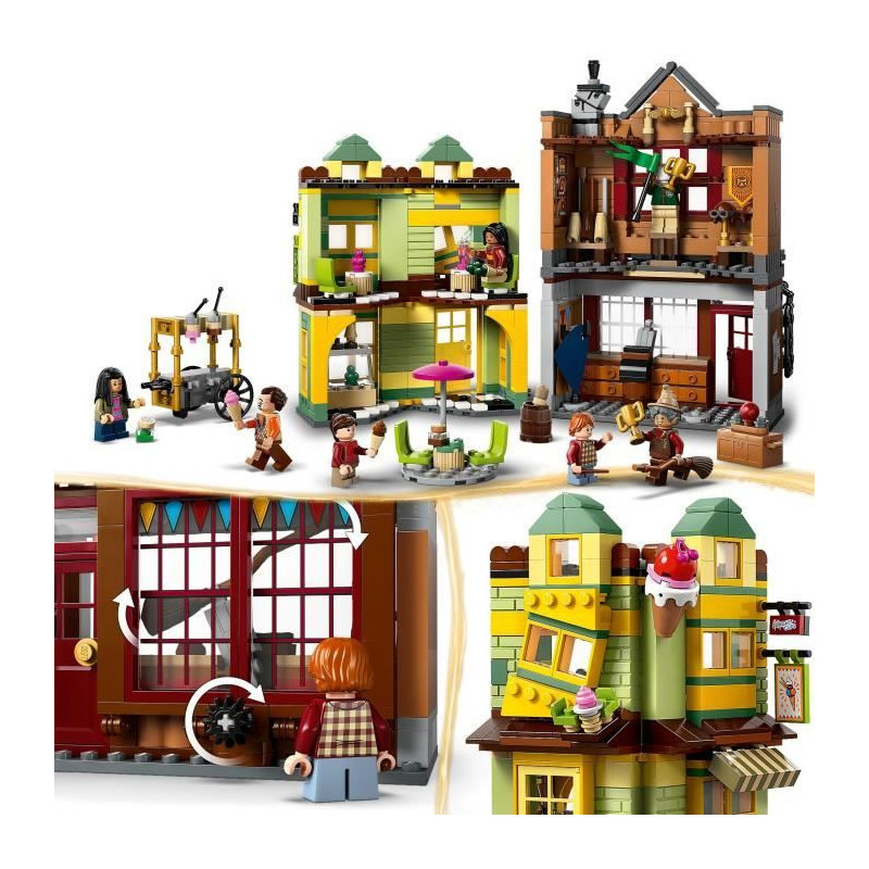 LEGO Harry Potter 76452 Quidditch Accessories Shop and Ice Cream Shop