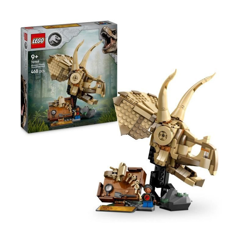 LEGO Jurassic World 76969 Dinosaur Fossils: Triceratops Skull - Game f