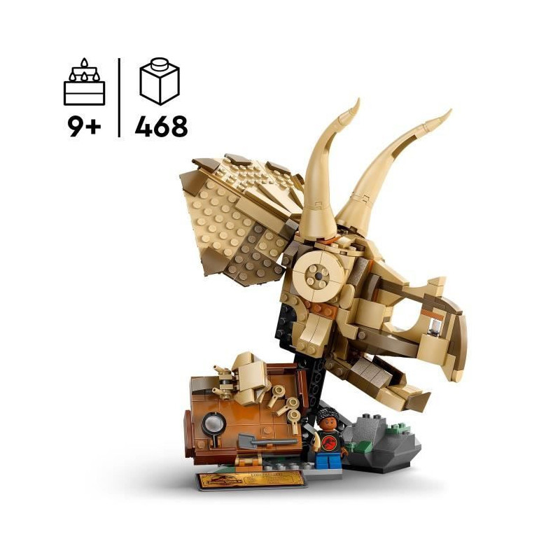 LEGO Jurassic World 76969 Dinosaur Fossils: Triceratops Skull - Game f