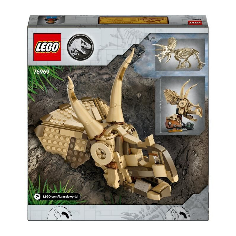 LEGO Jurassic World 76969 Dinosaur Fossils: Triceratops Skull - Game f