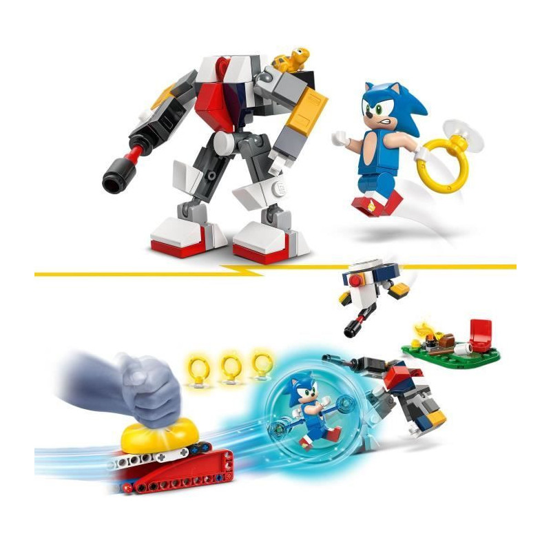 LEGO Sonic the Hedgehog 77001 Sonic's Campfire Conflict Toy for Kids A