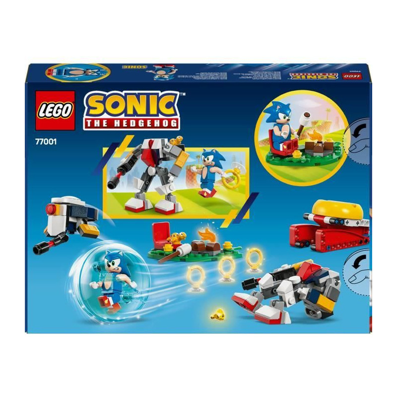 LEGO Sonic the Hedgehog 77001 Sonic's Campfire Conflict Toy for Kids A