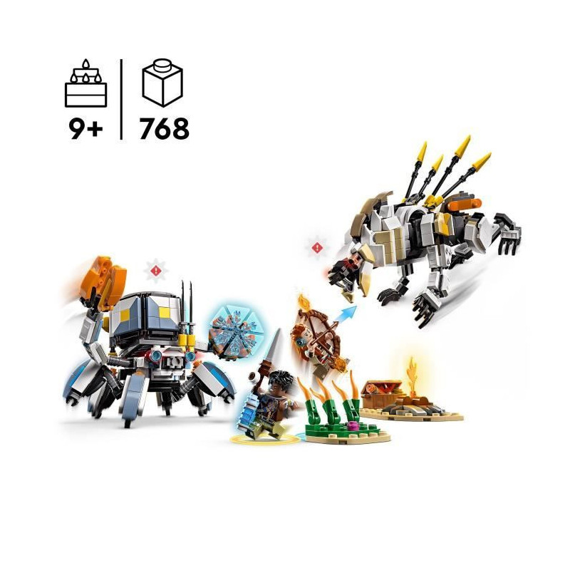 LEGO Horizon Adventures 77037 Aloy and Varl vs. Testudien and Sawtooth